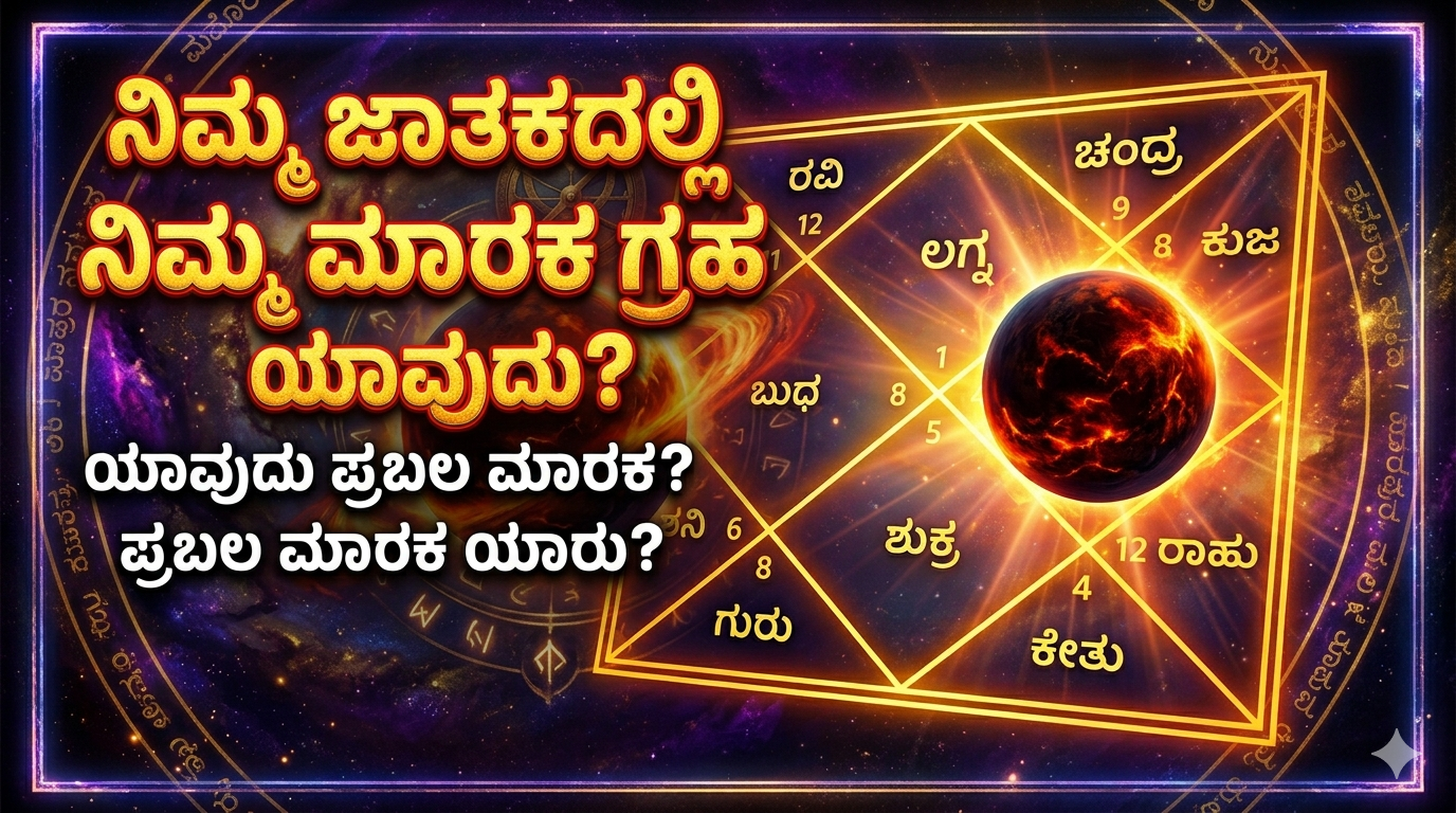Which is the “Maraka Graha” (Death-Inflicting Planet) in Your Horoscope?